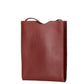 Hermes Bordeaux Red Color Box Calf Leather Shoulder Bag ( )