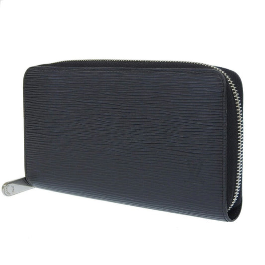 LOUIS VUITTON Zippy Wallet Long M61857 Epi Leather Noir Black MI1137 Unisex