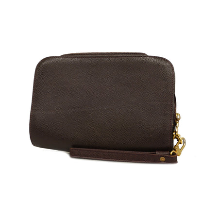 LOUIS VUITTONAuth  Taiga Baikal M30186 Men's Clutch Bag Acajou
