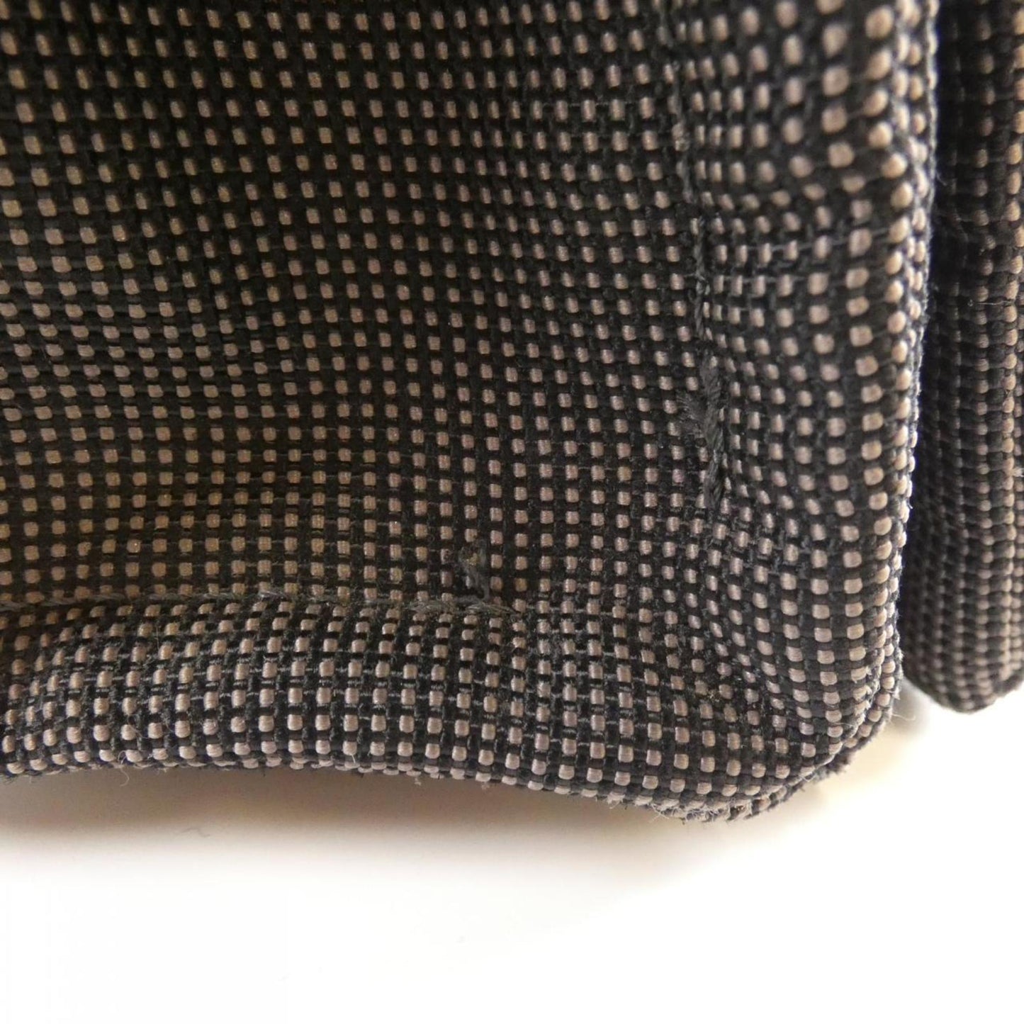 Hermes Black Canvas Shoulder Bag ( )