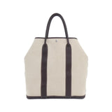 Hermes Brown Toile H Handbag ( )