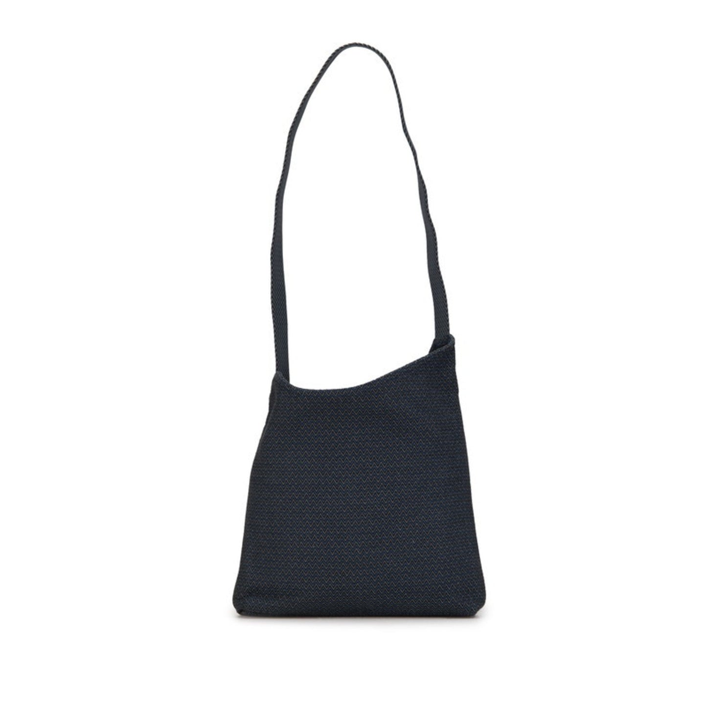 Hermes Blue Navy Canvas Shoulder Bag ( )