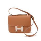 Hermes Brown Epsom Leather Shoulder Bag ( )