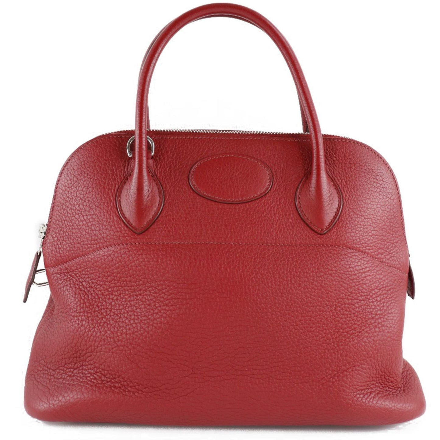 Hermes Bolide Red Color Rouge H Taurillon Clemence Leather Handbag ( )