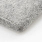 Hermes Blue Gray Felt Epsom Leather Clutch Bag ( )