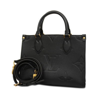 LOUIS VUITTONAuth  MonogramEmpreinte 2wayBag OnTheGoPM M45653 Noir
