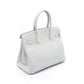 Hermes Blue Taurillon Clemence Leather Handbag ( )