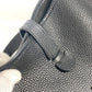 Hermes Black Taurillon Clemence Leather Shoulder Bag ( )