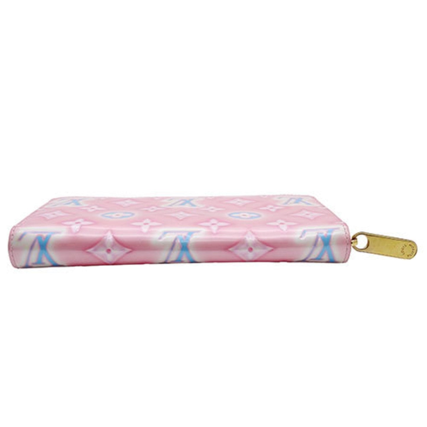 LOUIS VUITTON Wallet Women's Long Vernis Zippy Light Pink Neon M81145
