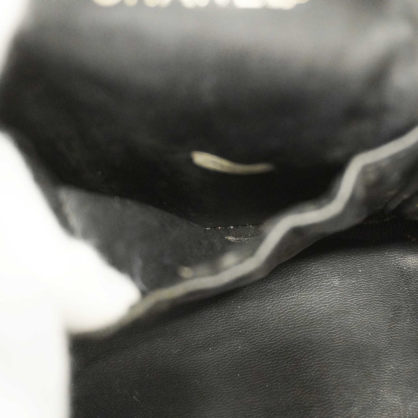 CHANEL   Vanity Bag Women's Patent Leather Vanity Bag Black