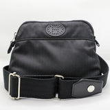 Hermes Black Canvas Fanny Pack Pouch ( )