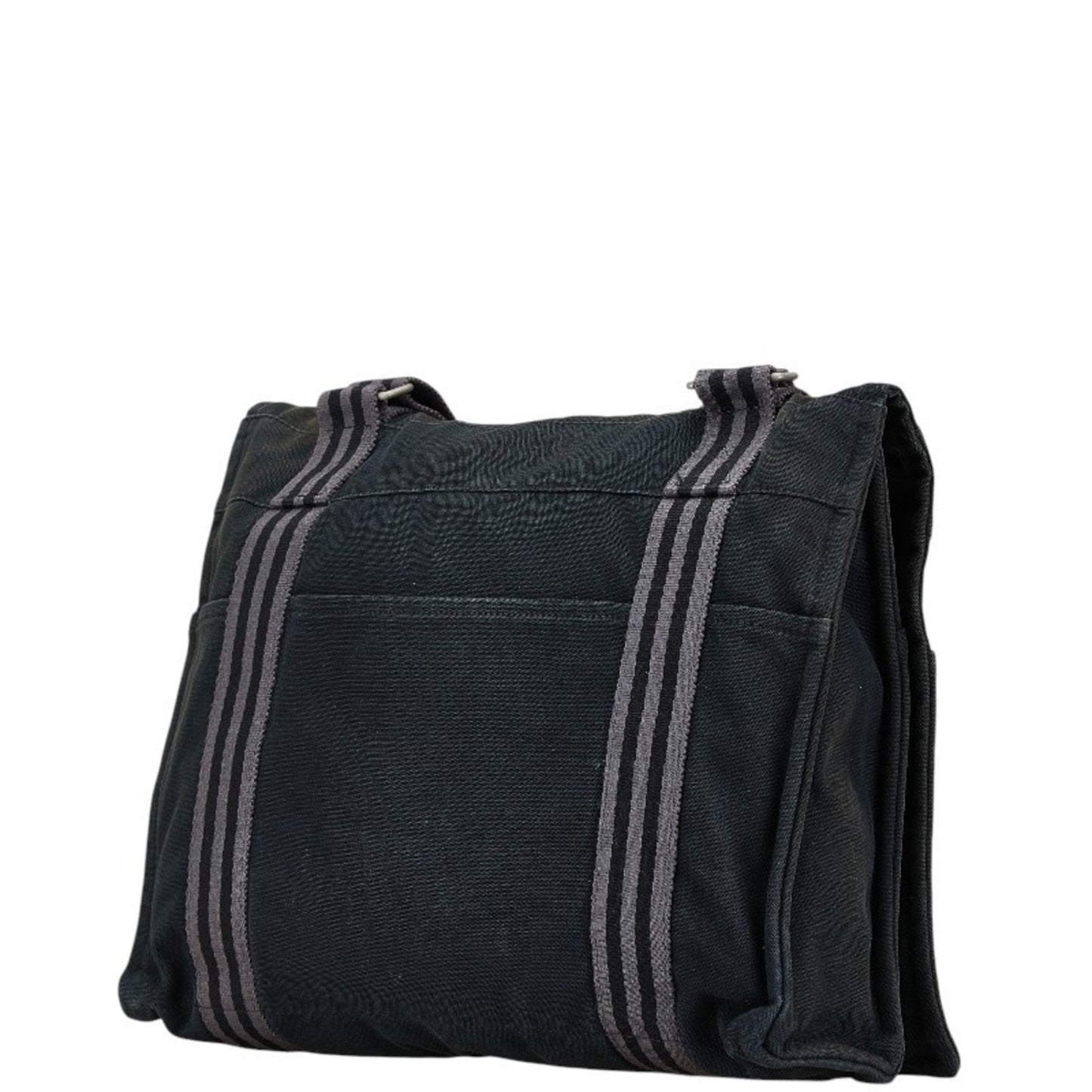Hermes Black Canvas Shoulder Bag ( )