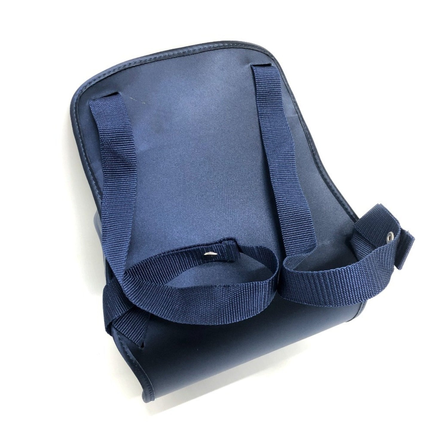 Hermes Blue Canvas Backpack ( )
