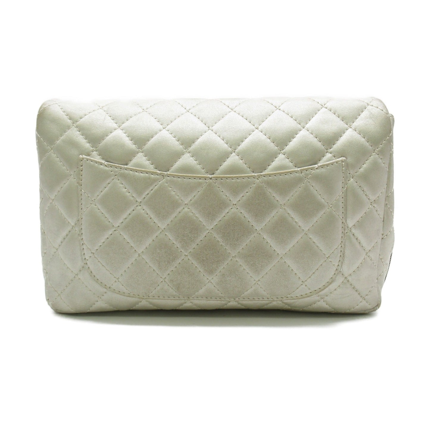 CHANEL 2.55Matelasse ChainShoulder Bag Silver Lambskin [sheep leather]