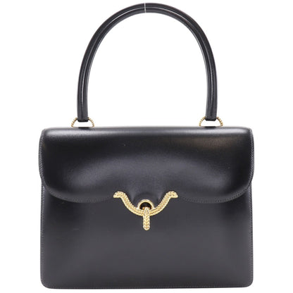 Hermes Black Box Calf Leather Handbag ( )