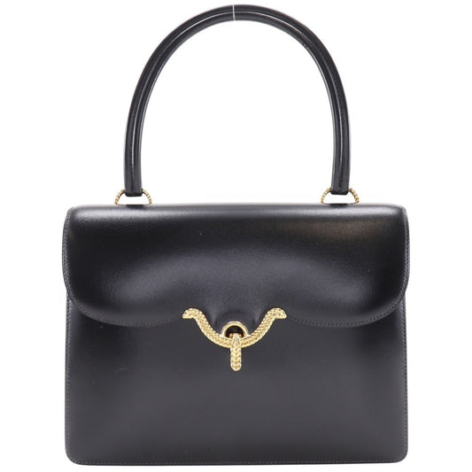 Hermes Black Box Calf Leather Handbag ( )