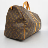 LOUIS VUITTONAuth  Monogram Keepol 55 M41424 Unisex Boston Bag