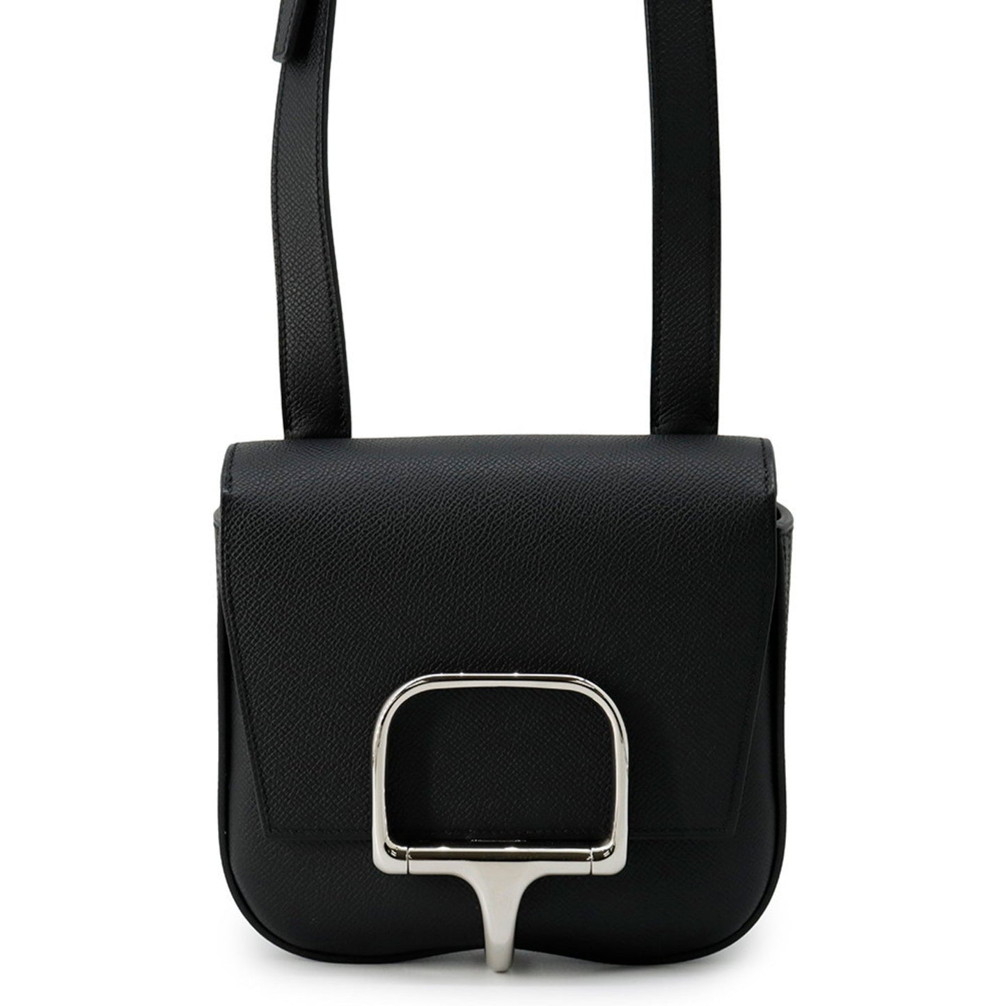 Hermes Black Epsom Leather Shoulder Bag ( )