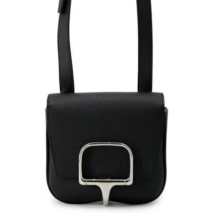 Hermes Black Epsom Leather Shoulder Bag ( )