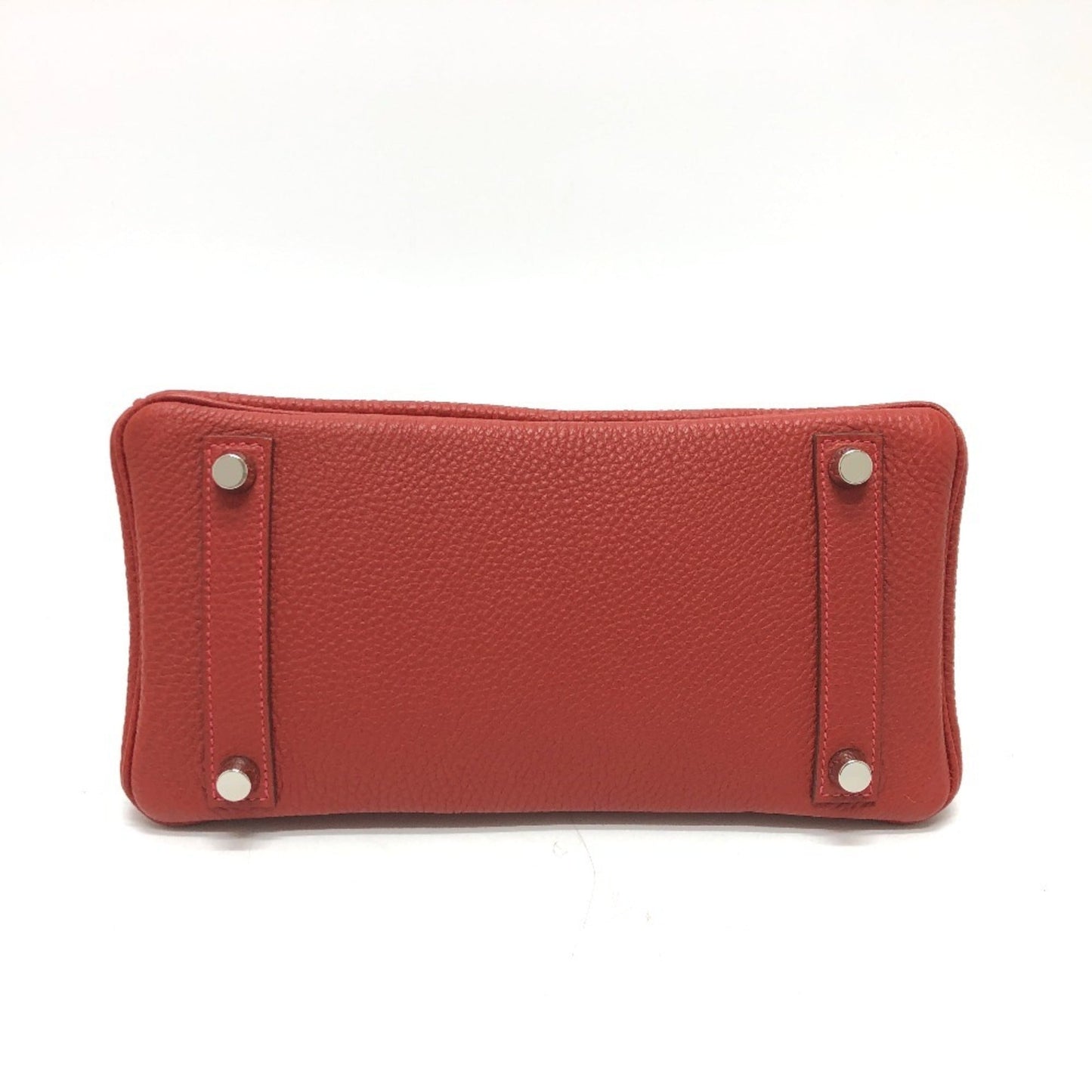 Hermes Birkin Red Color Togo Leather Handbag Tote Bag ( )