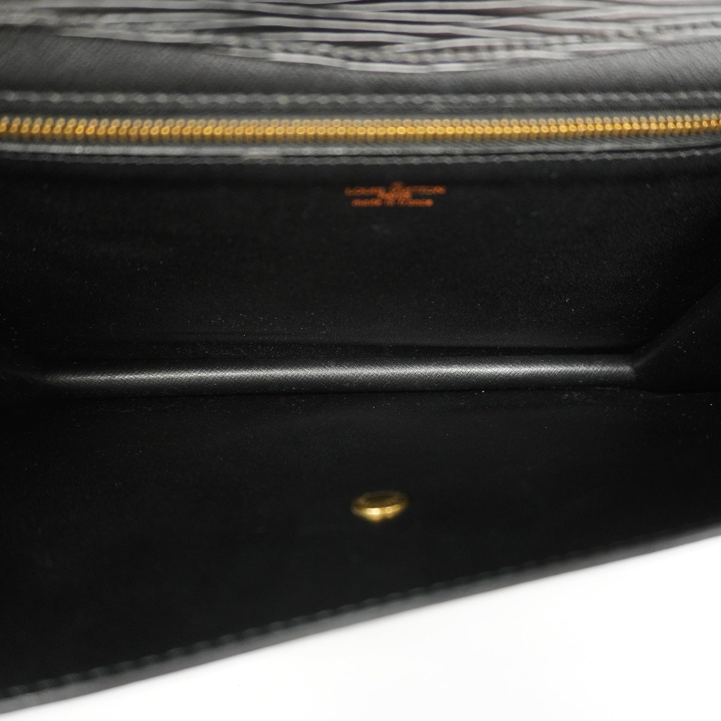 LOUIS VUITTONAuth  Epi Montaigne M52652 Women's Clutch Bag Noir