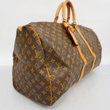 LOUIS VUITTONAuth  Monogram Keepol 55 M41424 Unisex Boston Bag