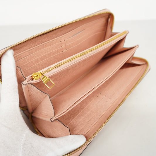 LOUIS VUITTONAuth  Monogram Empreinte Zippy Wallet M61857