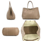 Hermes Etoupe Gray Leather Handbag Tote Bag ( )