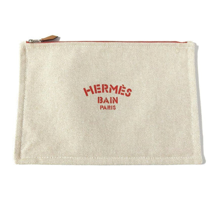 Hermes Beige Cotton Pouch ( )
