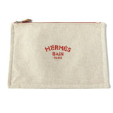 Hermes Beige Cotton Pouch ( )