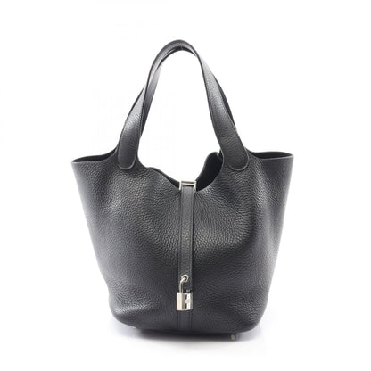 Hermes Black Taurillon Clemence Leather Handbag ( )
