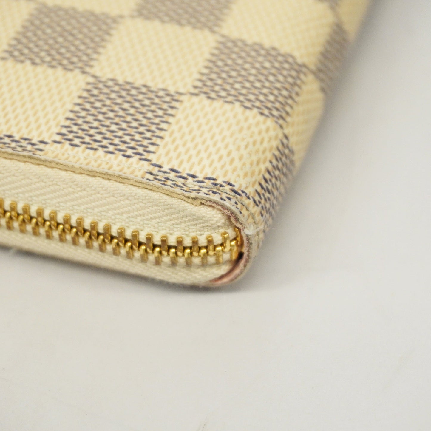 LOUIS VUITTONAuth  Damier Azur Portefeuille Clemence N61264