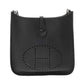 Hermes Black Taurillon Clemence Leather Shoulder Bag ( )