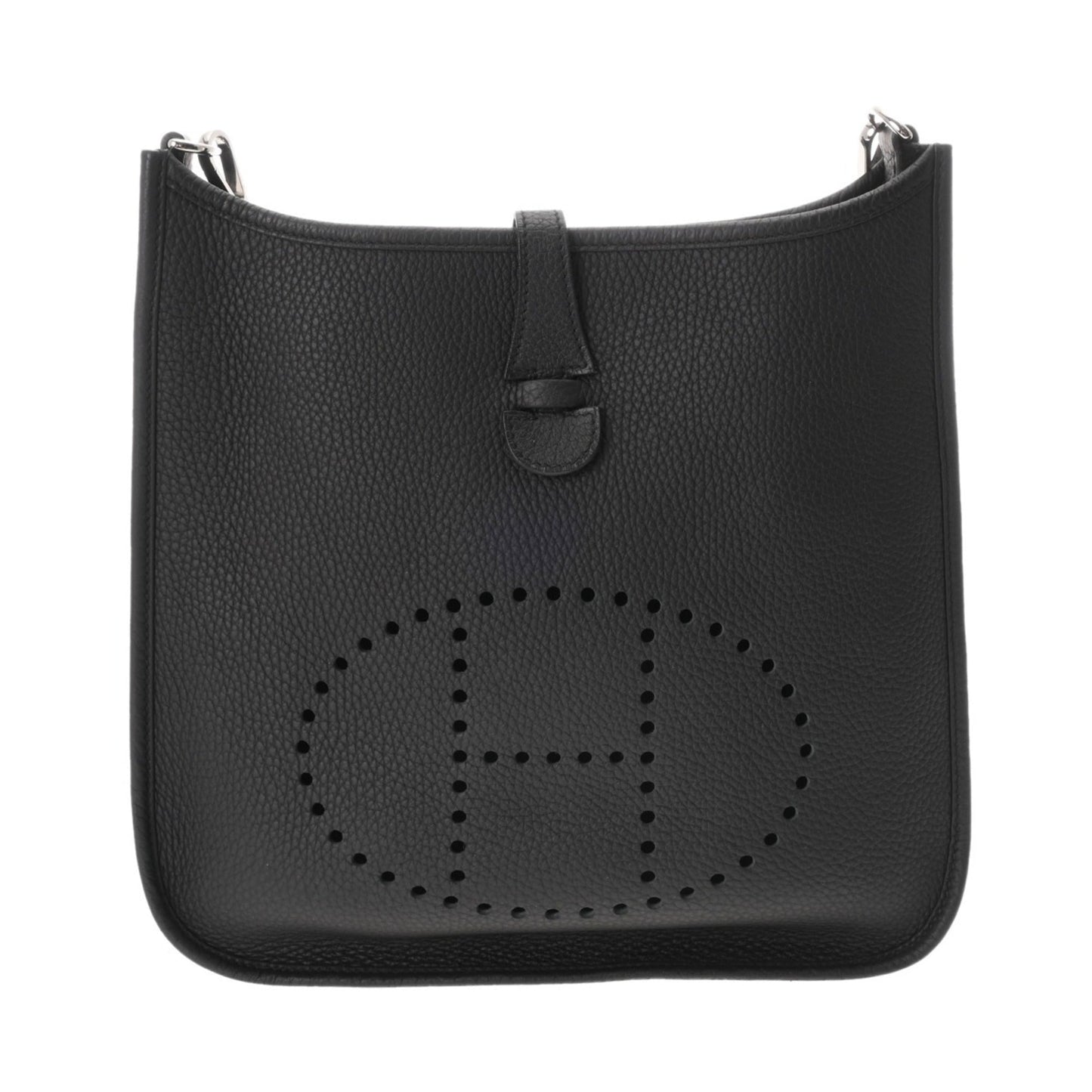 Hermes Black Taurillon Clemence Leather Shoulder Bag ( )