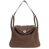 Hermes Brown Leather Handbag ( )