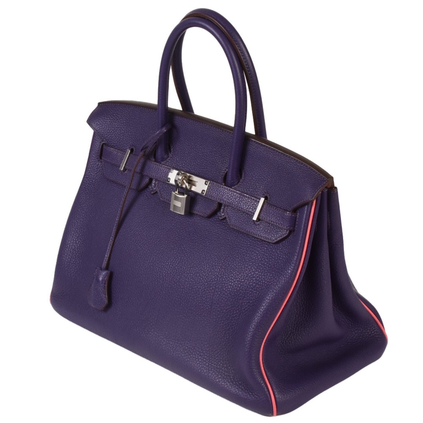 Hermes Birkin Bicolor Pink Purple Togo Leather Handbag ( )