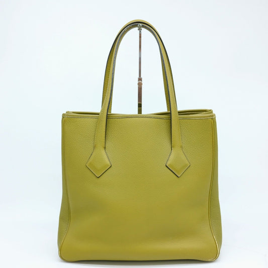 Hermes Anis Green Taurillon Clemence Leather Tote Bag ( )