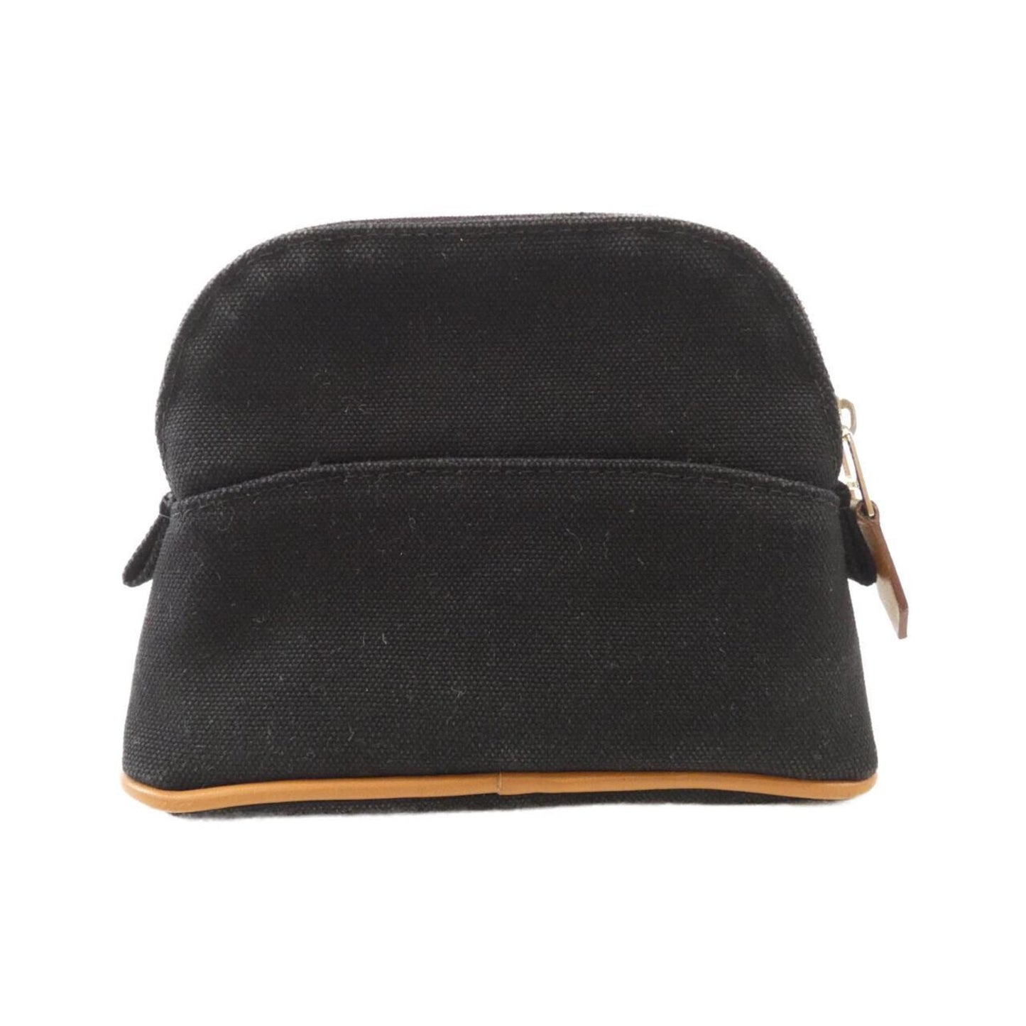 Hermes Black Canvas Pouch ( )