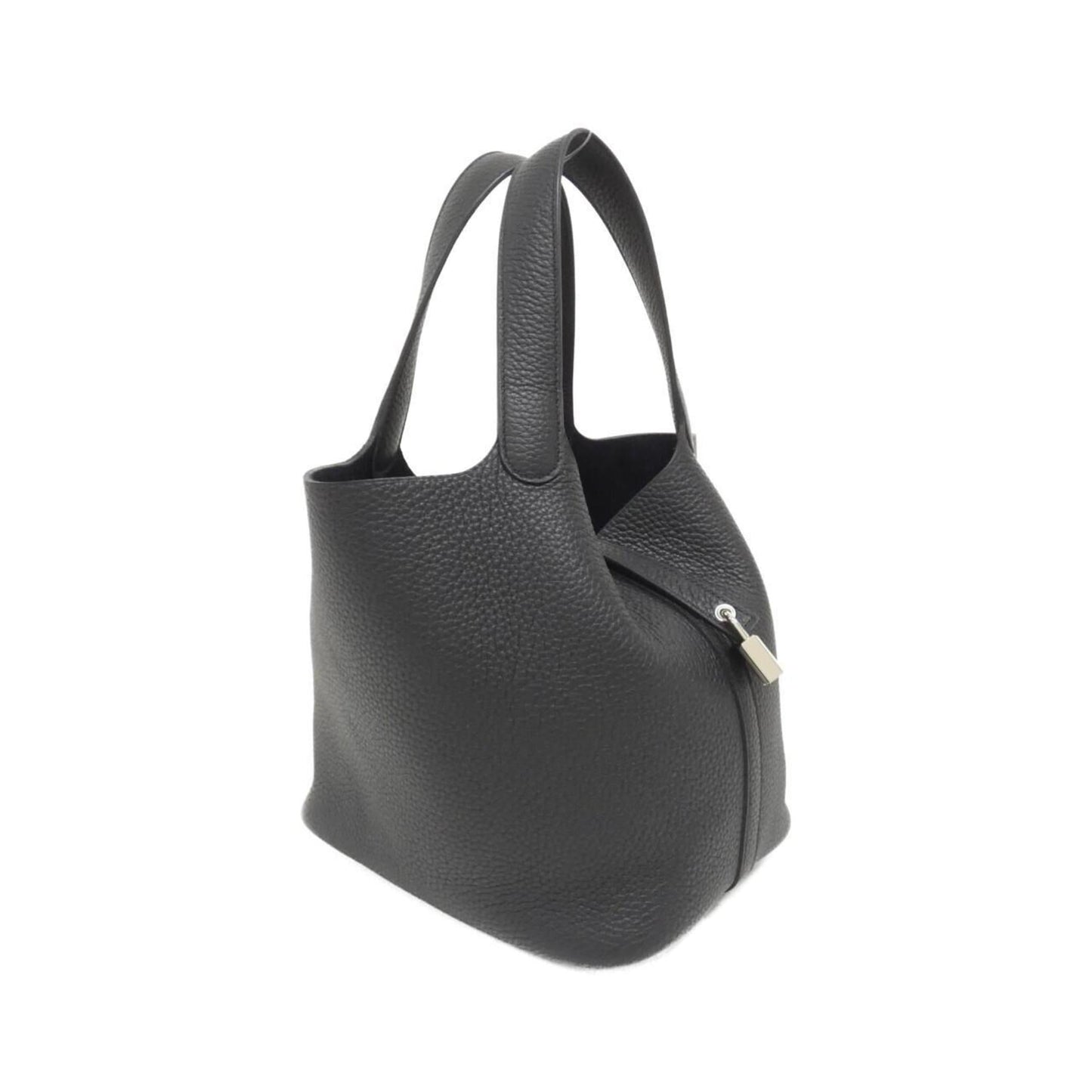 Hermes Black Taurillon Clemence Leather Handbag ( )