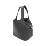 Hermes Black Taurillon Clemence Leather Handbag ( )
