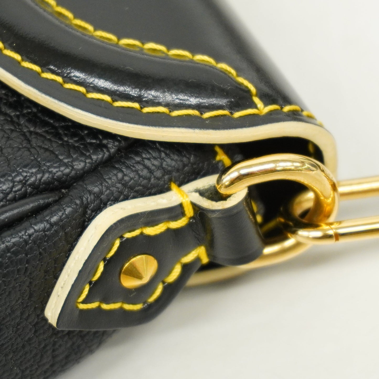 LOUIS VUITTONAuth  Suhali Pressure M91776 Women's Handbag Noir