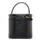 LOUIS VUITTON Epi Cannes Handbag Vanity Bag M48032 Noir Black Leather Ladies