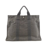 Hermes Black Canvas Handbag ( )
