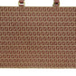 FENDI Zucca Tote Bag Red x Beige Canvas Leather Briefcase Women's