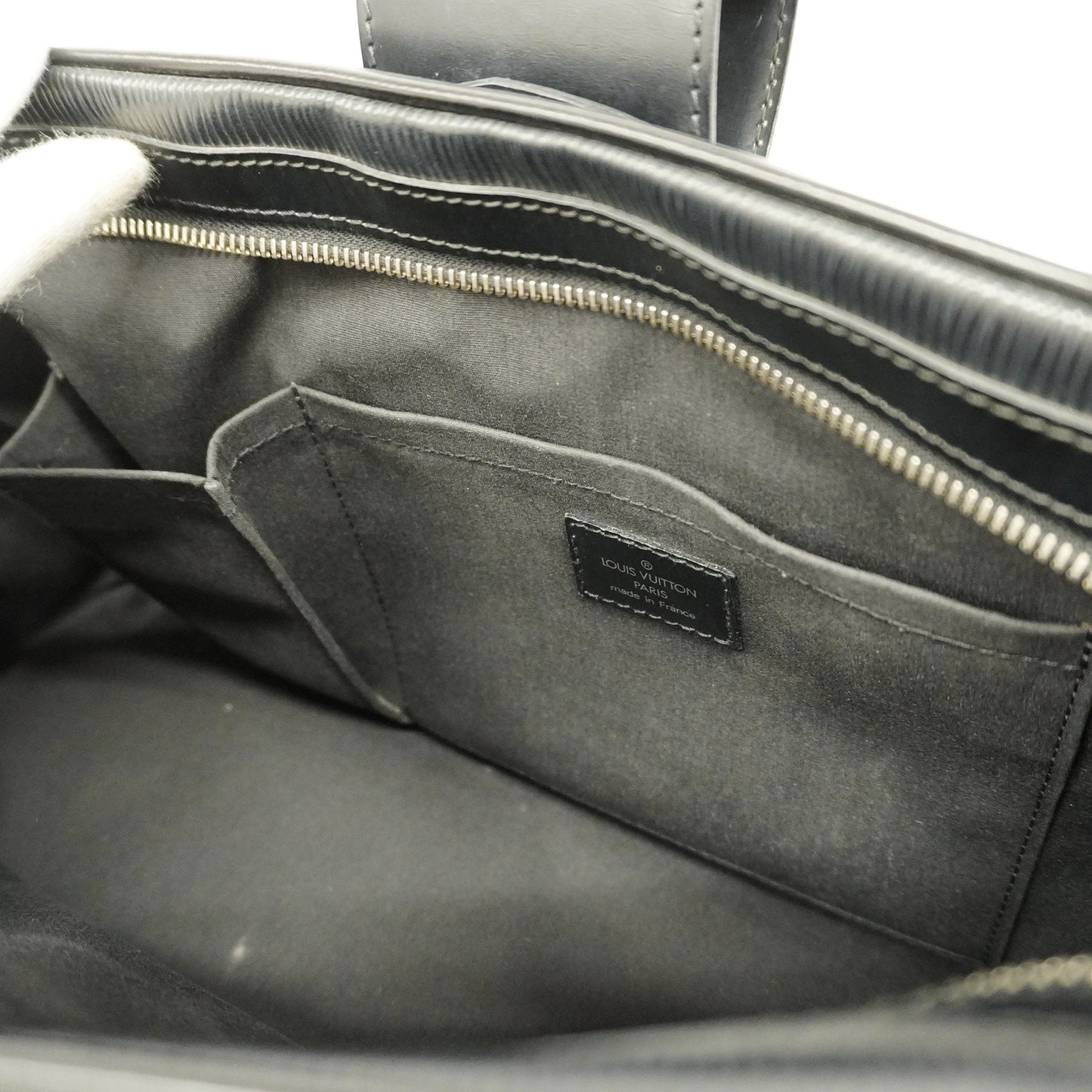 LOUIS VUITTONAuth  Epi Bowling Montagne GM M59312 Women's Handbag Noir