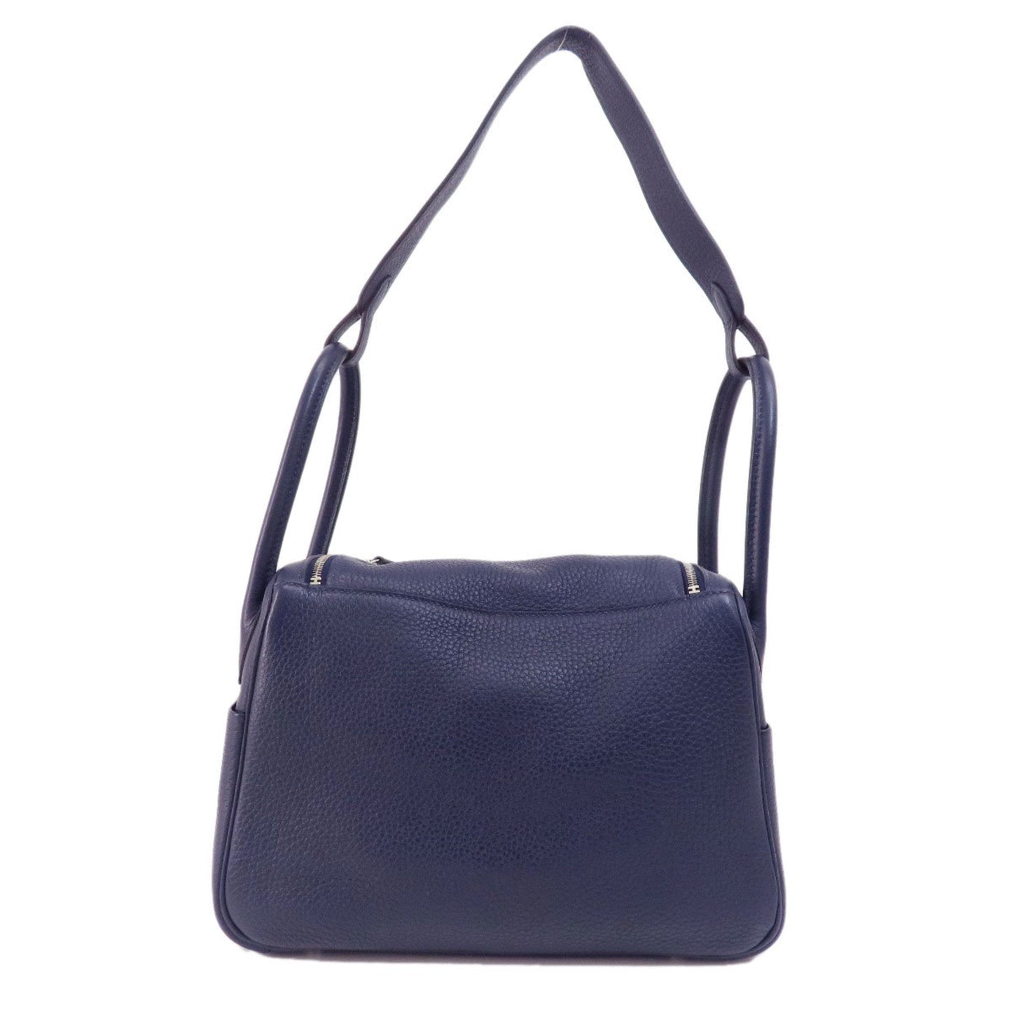 Hermes Blue Nuit Taurillon Clemence Leather Handbag ( )