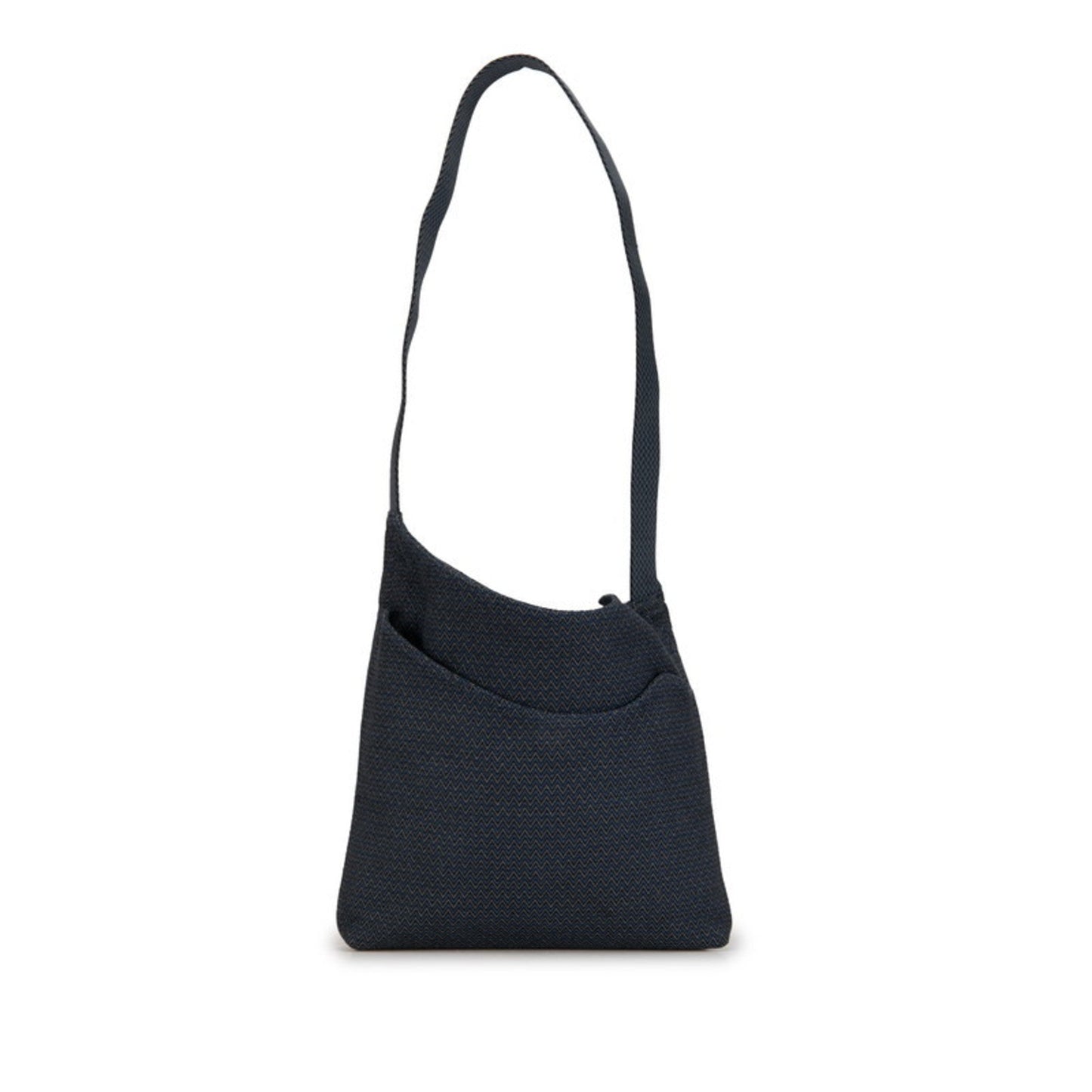 Hermes Blue Navy Canvas Shoulder Bag ( )
