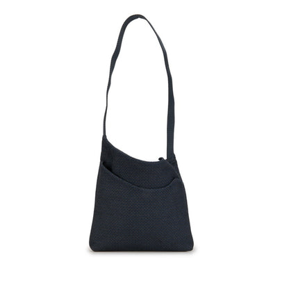 Hermes Blue Navy Canvas Shoulder Bag ( )