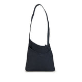 Hermes Blue Navy Canvas Shoulder Bag ( )