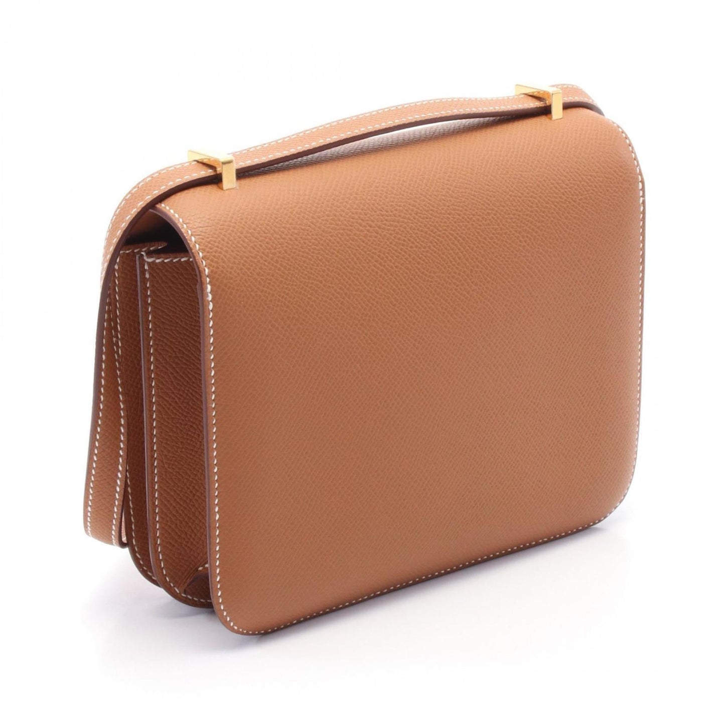 Hermes Brown Gold Epsom Leather Leather Shoulder Bag ( )